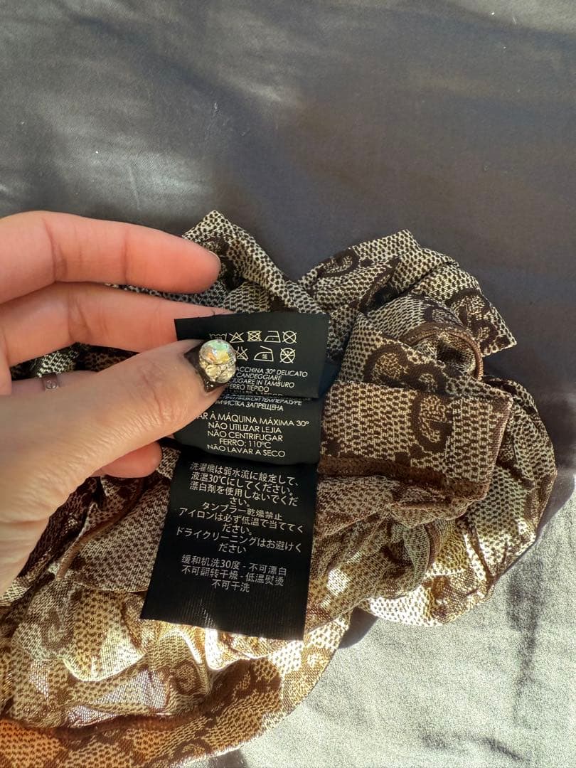 ✩⃛ೄ♡新品未使用☆GUCCI☆GG総柄タイツ L