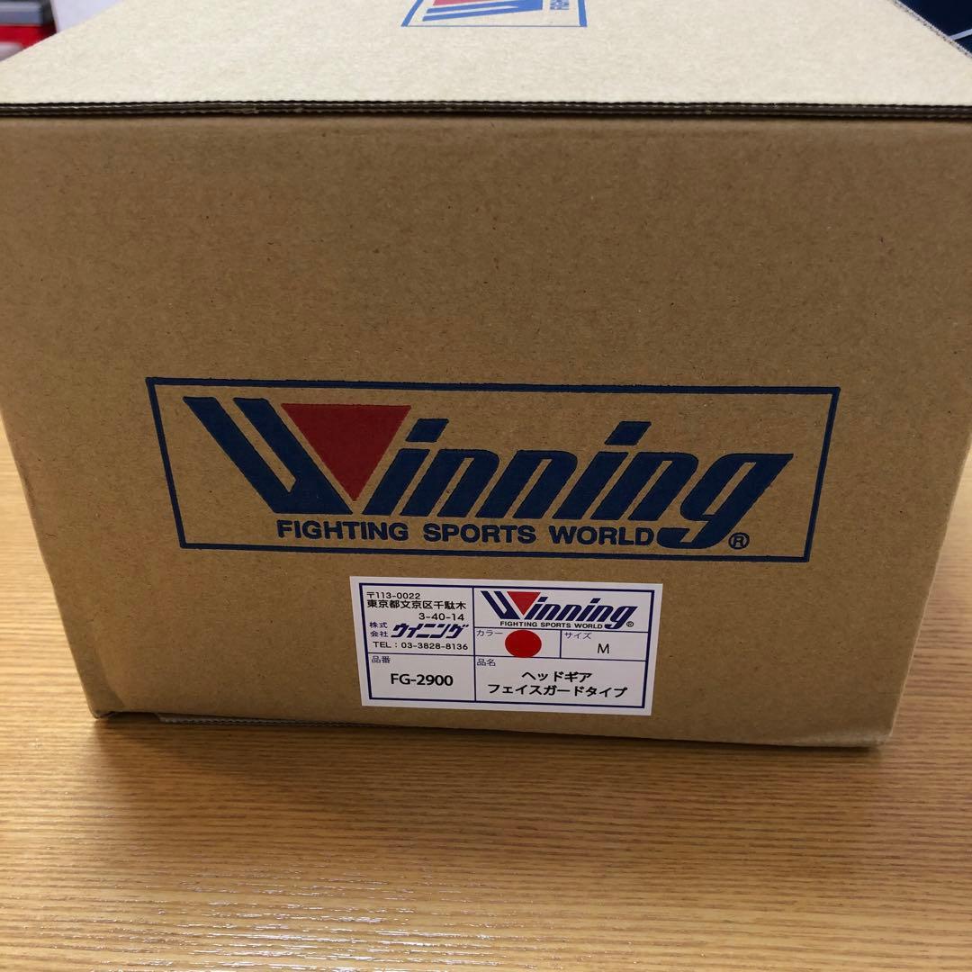 新品　winning ウィニングヘッドギア