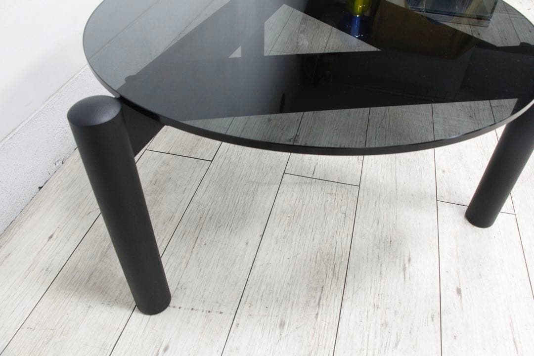 【展示極美品】Cassina カッシーナ 535 ガラステーブル サイドテーブル