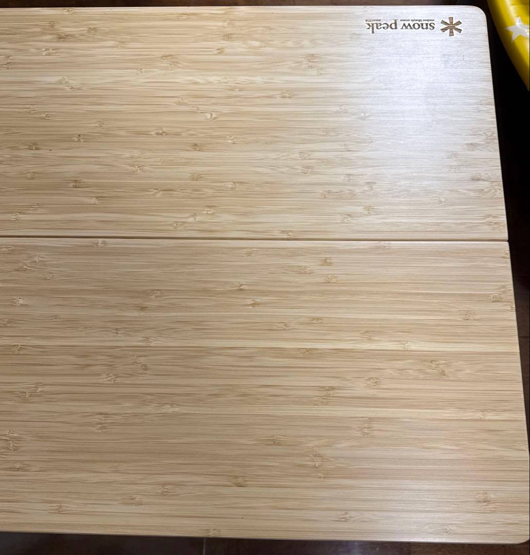 スノーピーク　ワンアクションローテーブル Light Bamboo