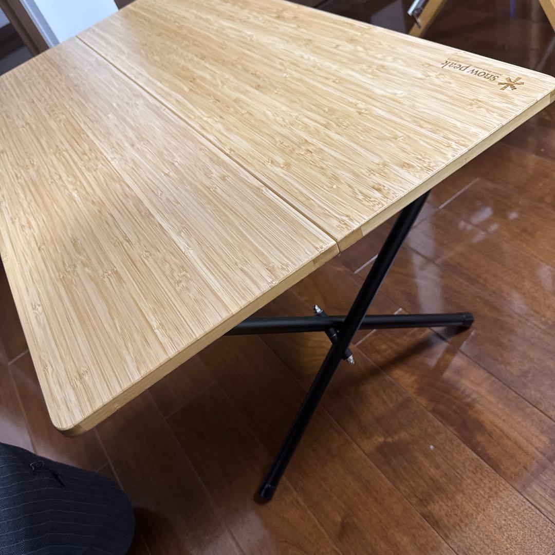 スノーピーク　ワンアクションローテーブル Light Bamboo