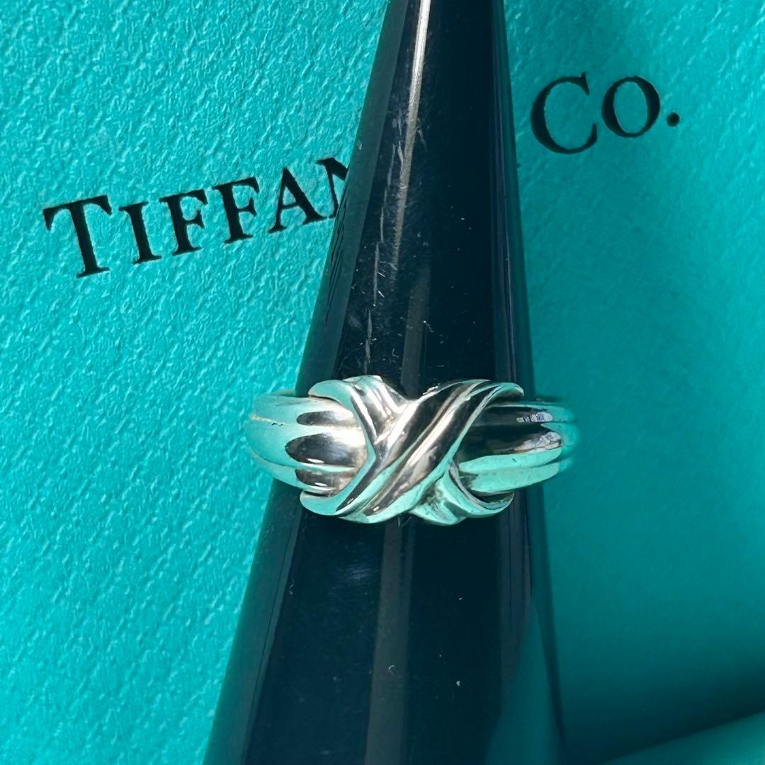 Tiffany ティファニー シグネチャー クロス リング 10号