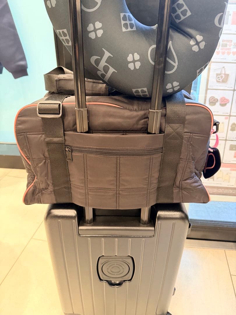 【新品未使用】ボストンバッグ&ポーチ BLACKPINK LOGO バック