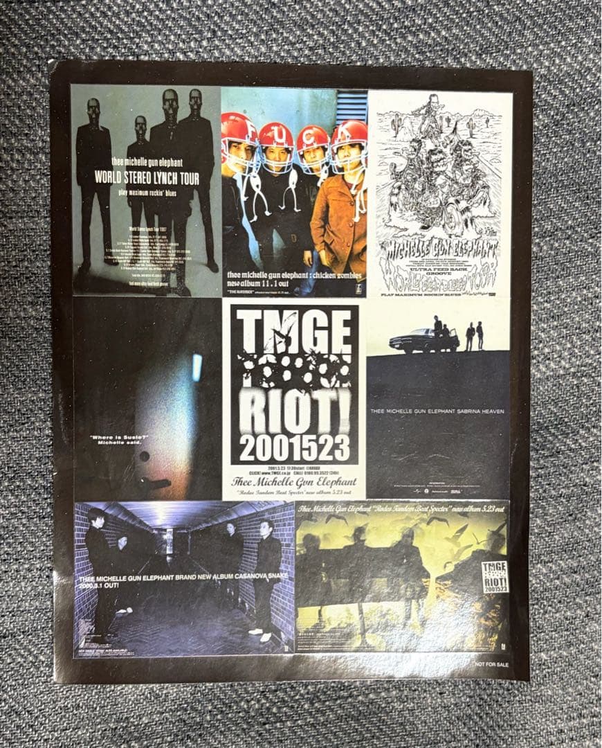 ミッシェルガンエレファントTHEE DVDCD 収納BOX&特典ステッカーセット