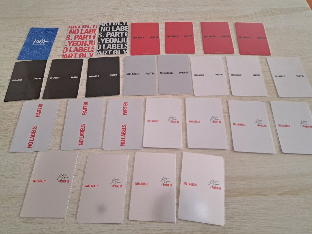 TXTヨンジュン NO LABELS 封入、特典トレカ25枚まとめ売り