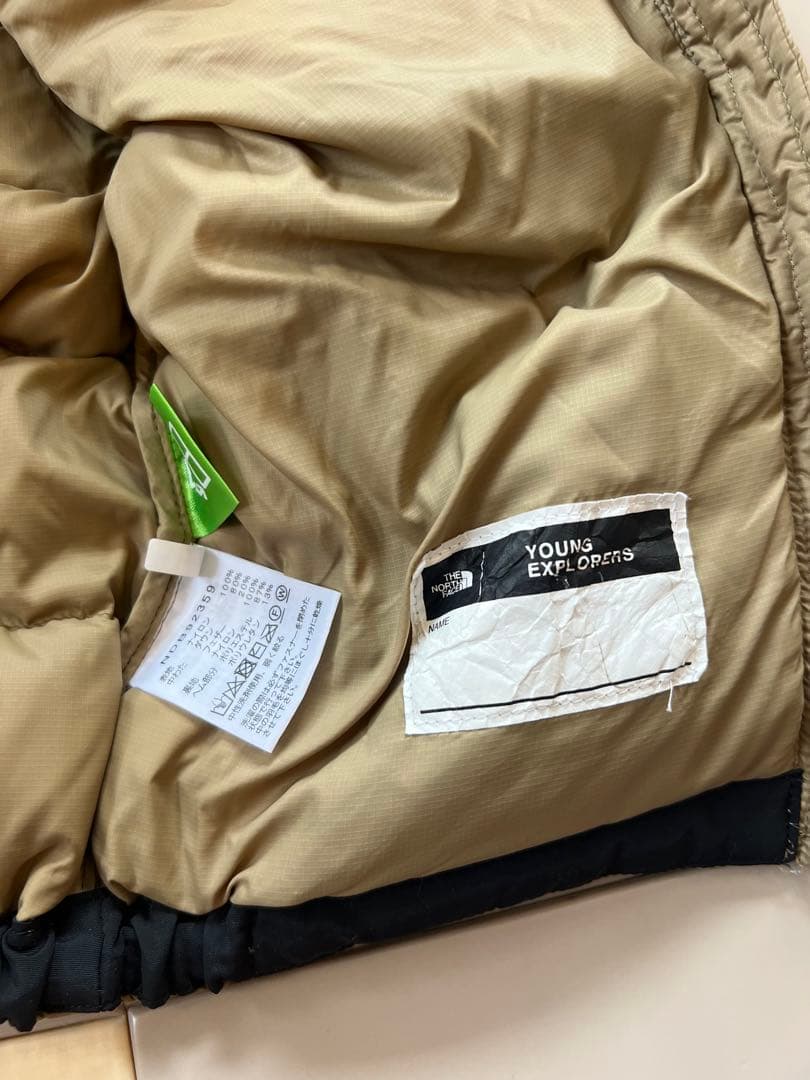 THE NORTH FACE ベージュ ダウンジャケット　90cm