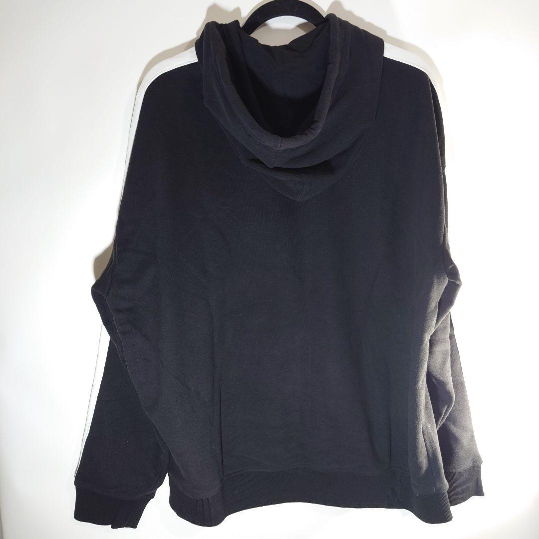 DIESEL SPORT LOGO HOODIE ブラック　Lサイズ 袖ライン