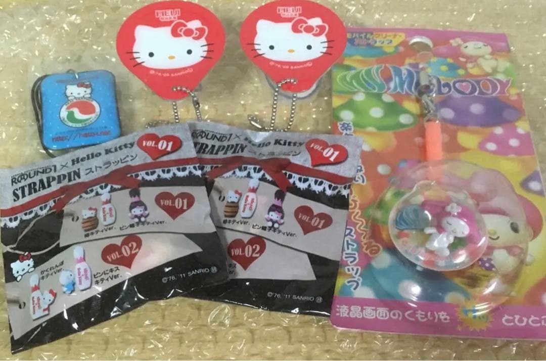 マイメロディ ♡ ハローキティ　マスコットストラップ まとめ Sanrio レア