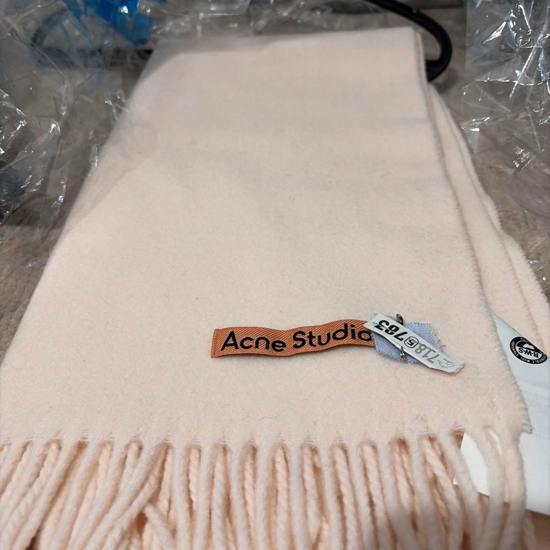 Acne Studios フリンジウールスカーフ マフラー200x45cm