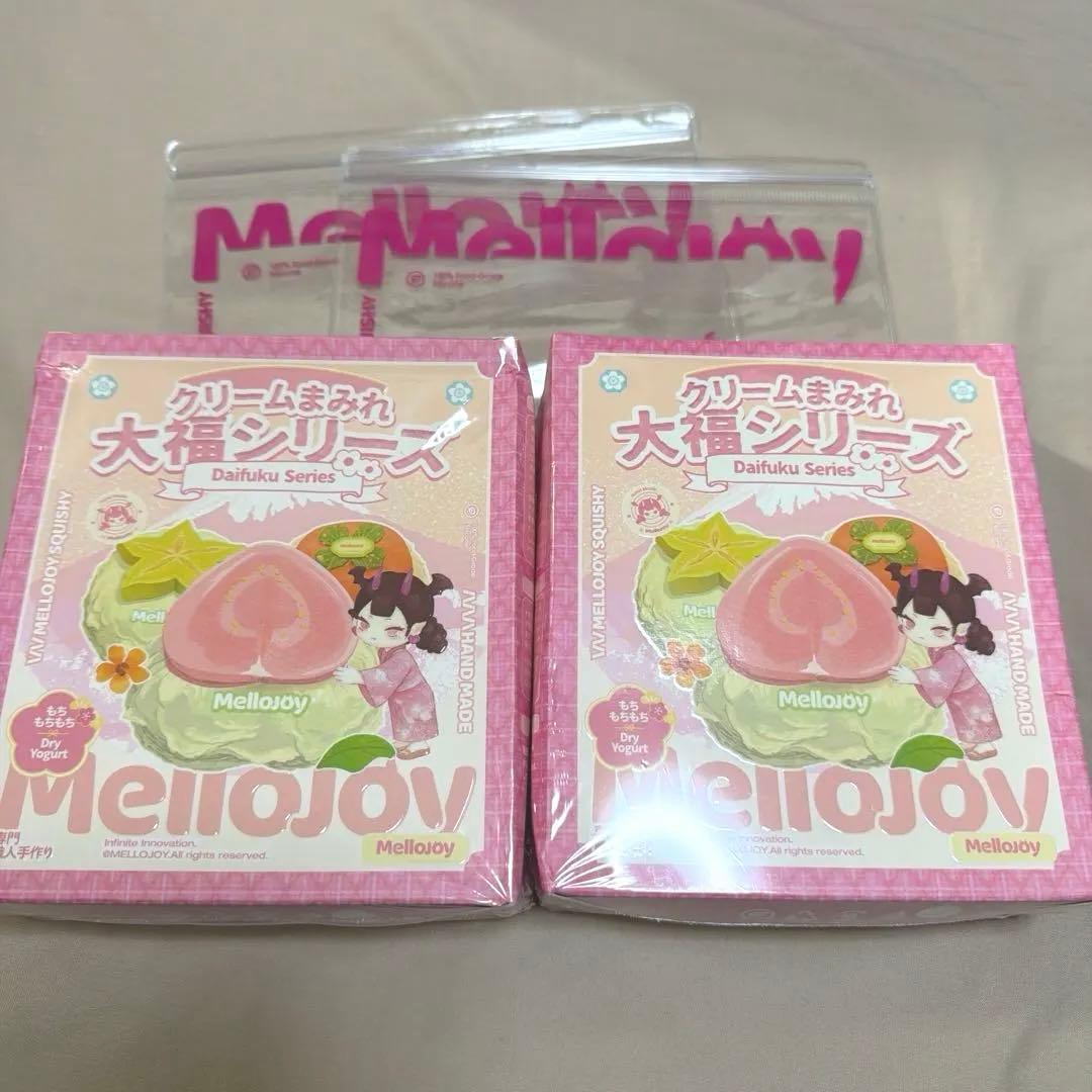 Mellojoy スクイーズ　大福　新品未開封　シュリンク付き2点セット