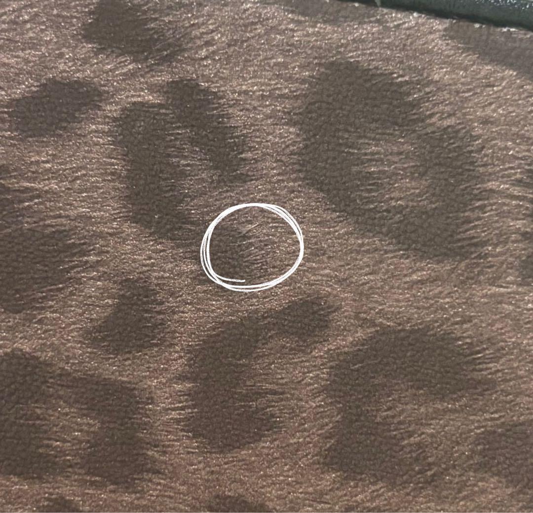 PINKY & DIANNE ソフトレオパード ヒョウ柄 口金 二つ折り財布