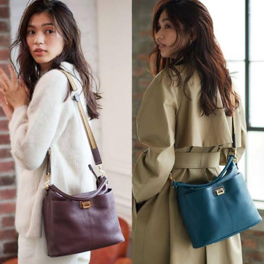 ATAO ウィークエンド　限定色 レザー ショルダーバッグ