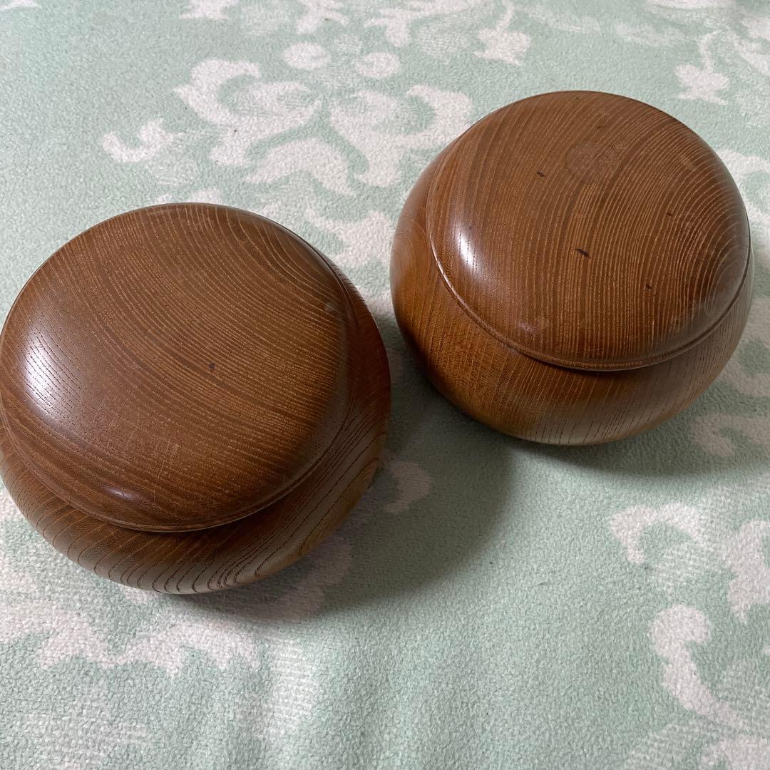 囲碁セット（自然石・木製容器）