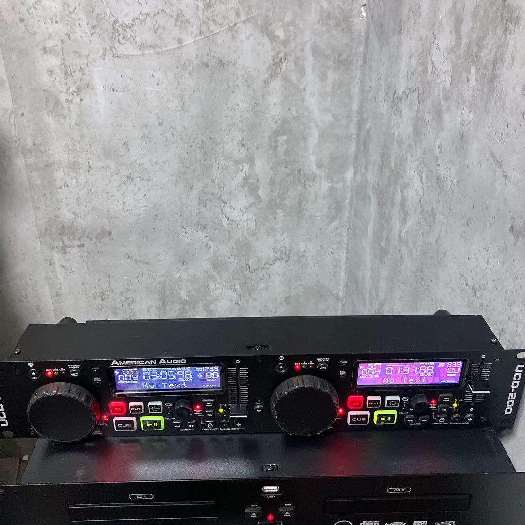 【希少】アメリカンオーディオ デュアルCDプレーヤー UCD-200 CDJ