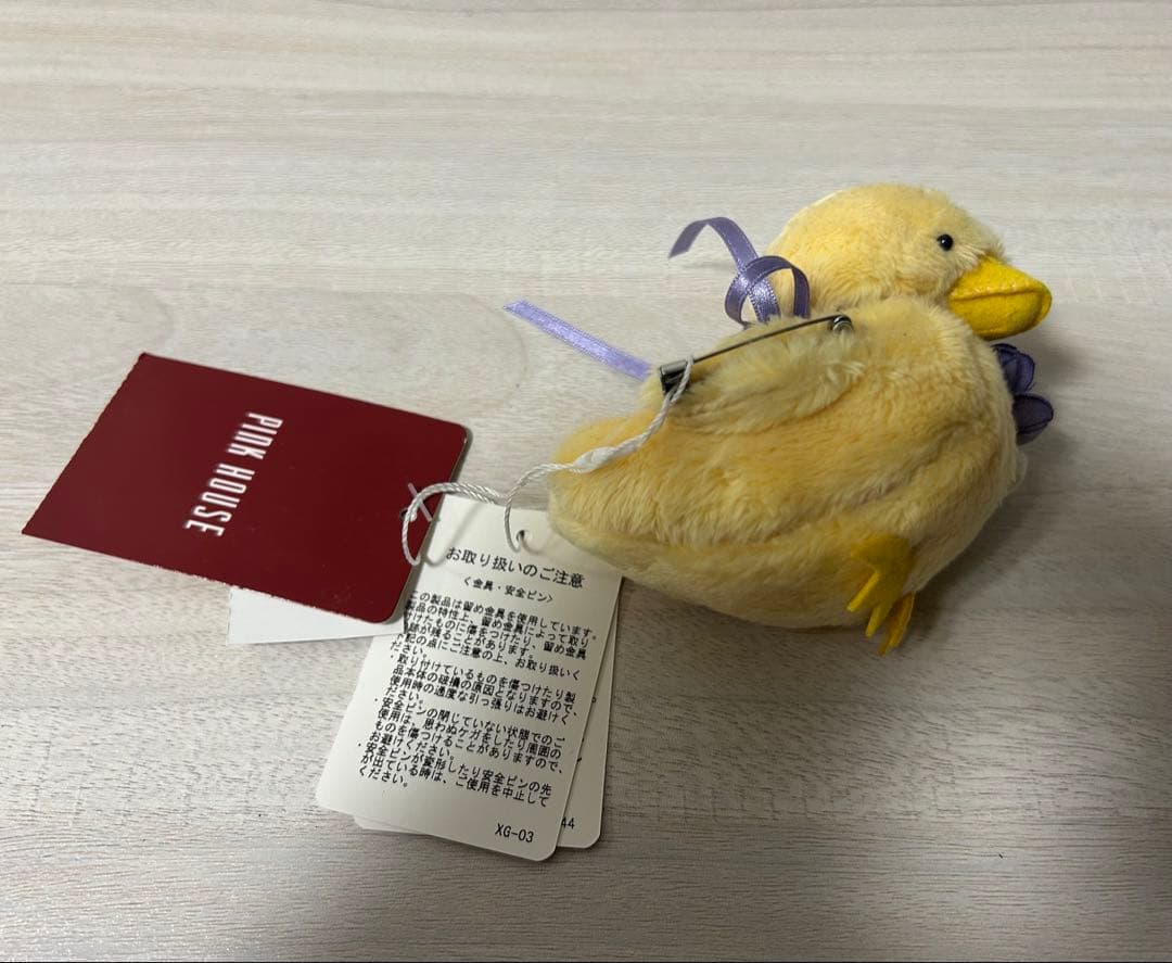 ひよこぬいぐるみコサージュ