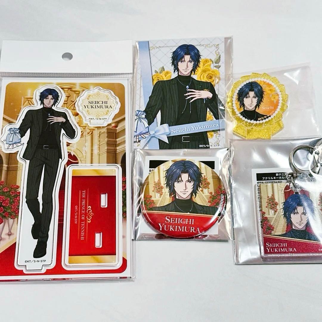 【5点】幸村精市　アクスタ　缶バッジ　アクキ　ロゼットプローチ　イオン　テニプリ