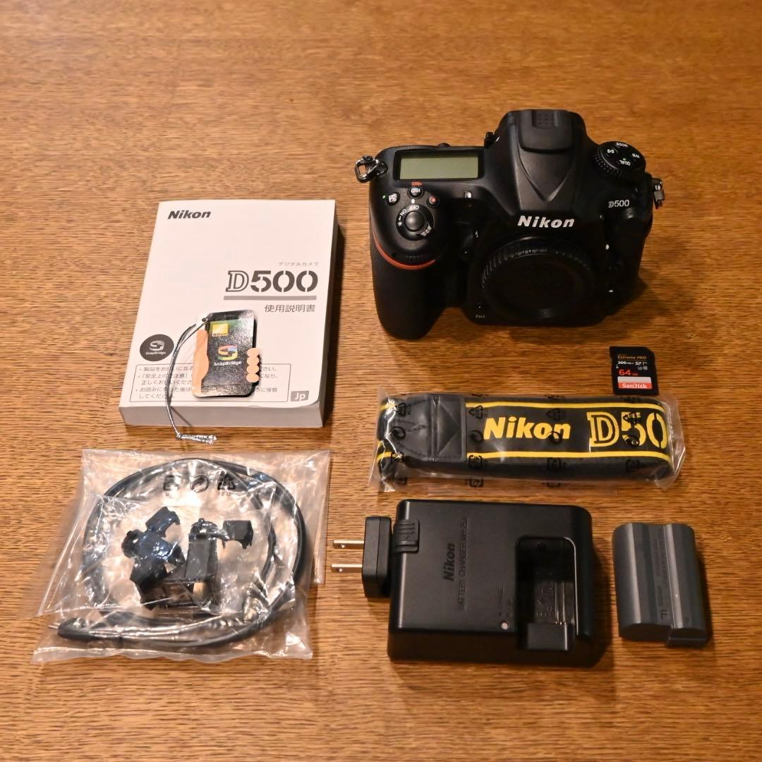 美品 Nikon D500 ボディ おまけ多数