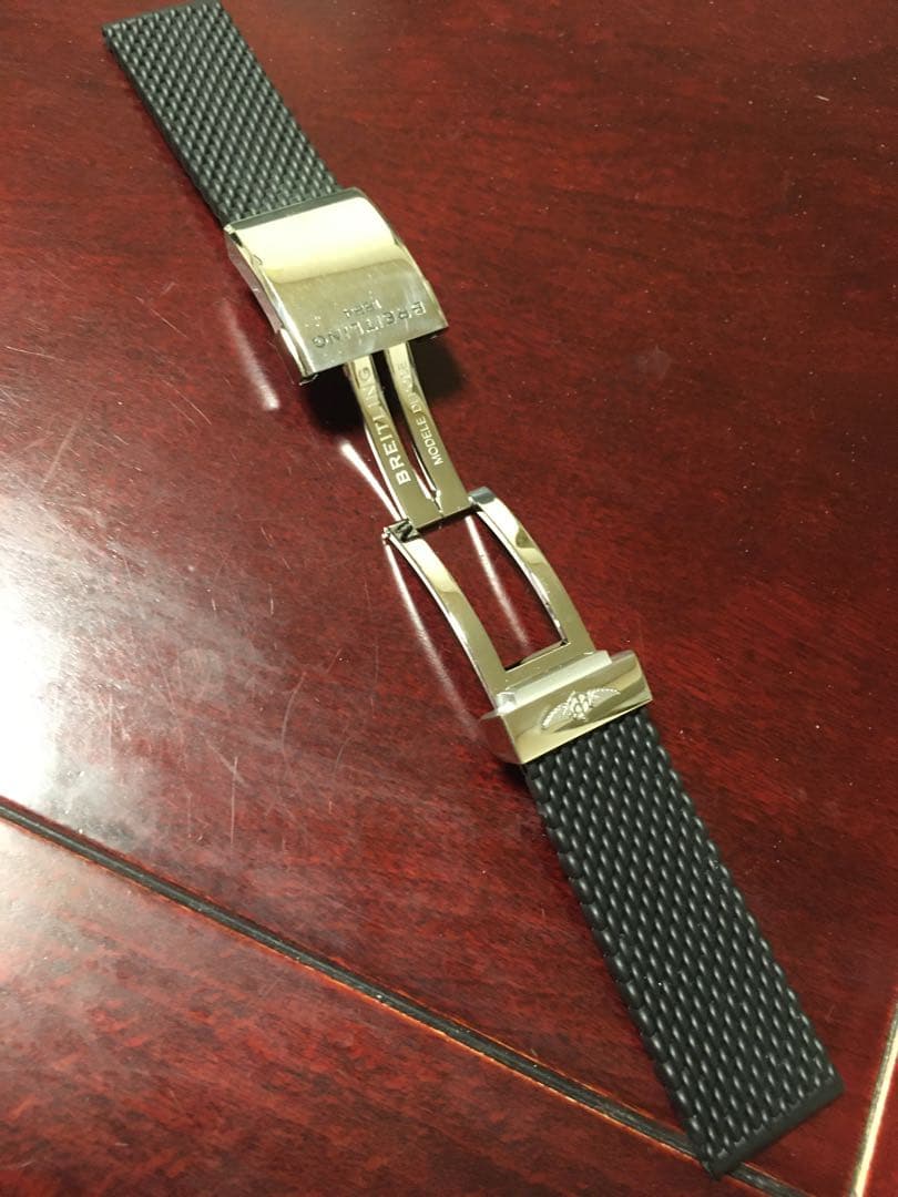 ブライトリング ラバーベルト Dバックル 尾錠 純正 22-20
