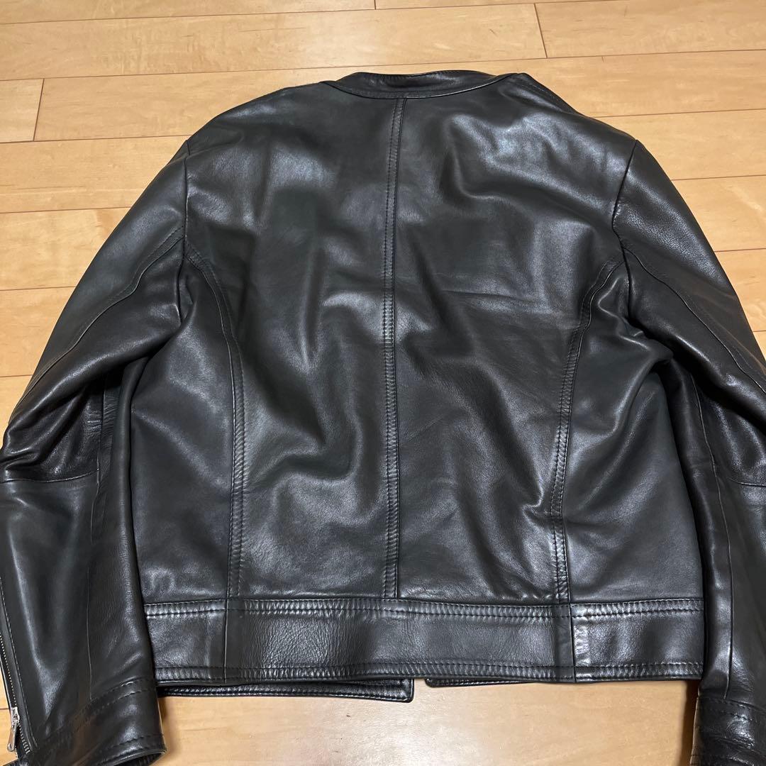 ジャケット・アウター EMMETI Andrea black lamb leather single