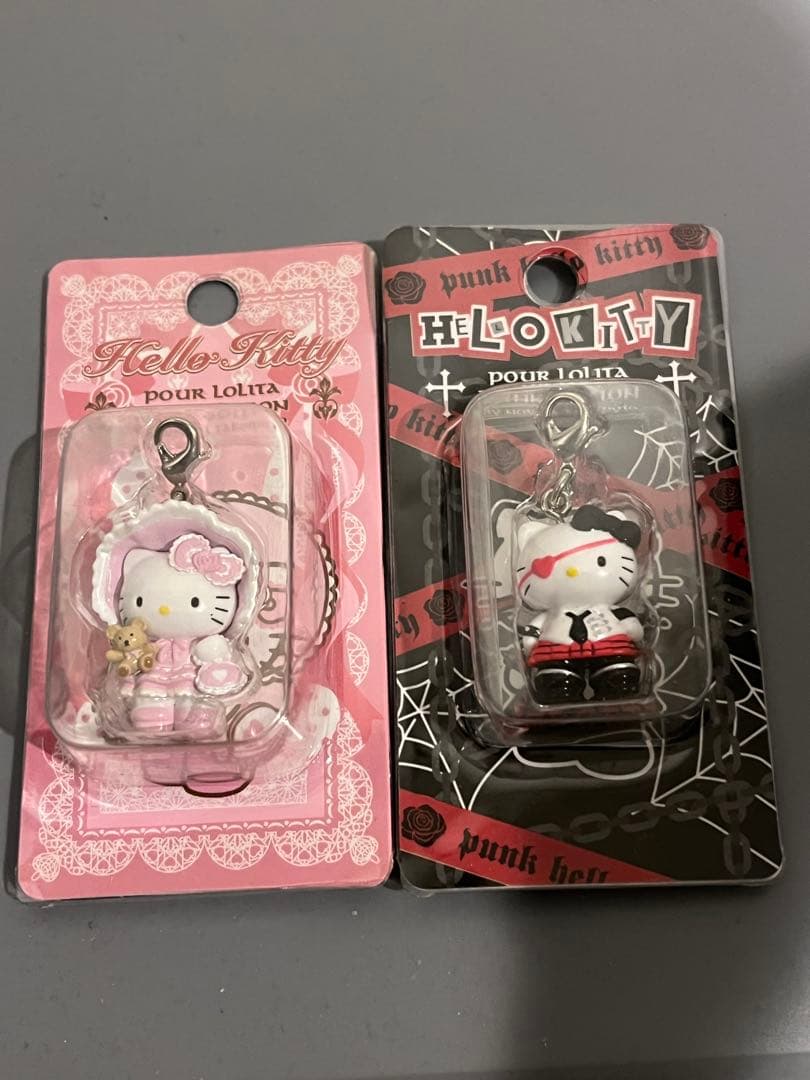 ハローキティ ロリータスタイル ストラップ 2個セット