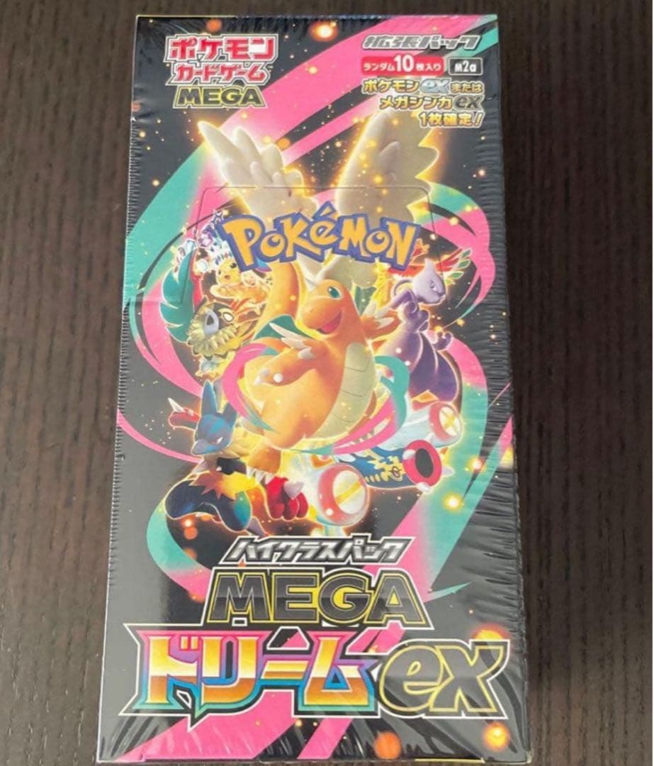 【新品未開封】ポケモンカードゲーム MEGAドリームex シュリンク付き1箱