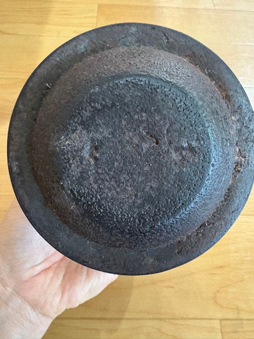 南部盛岡　佐々木 一点もの鉄瓶 鉄製 アンティーク 古美術　インテリア　鉄瓶