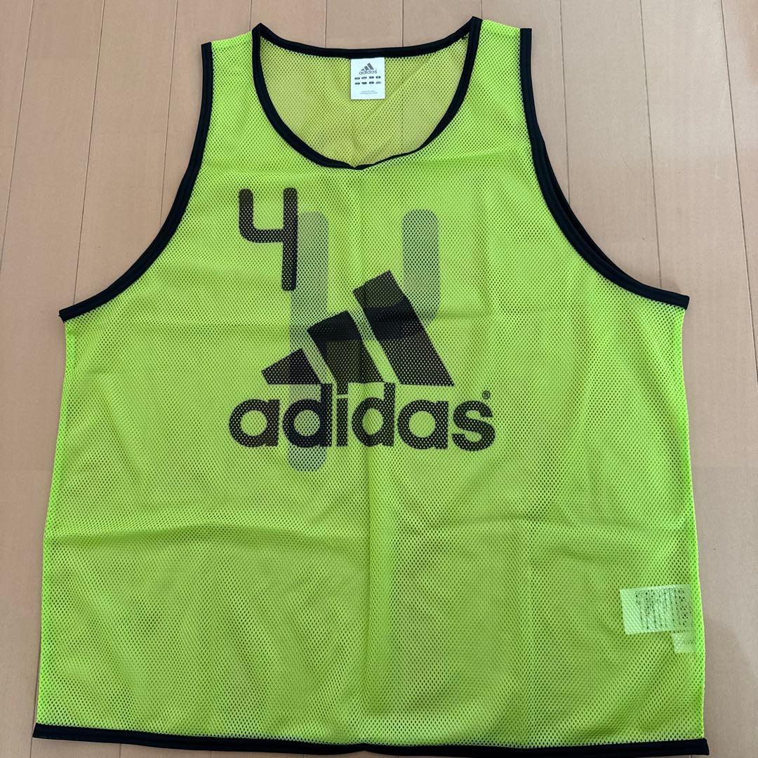 【闘将】10枚セット　adidas メッシュ　ビブス　L
