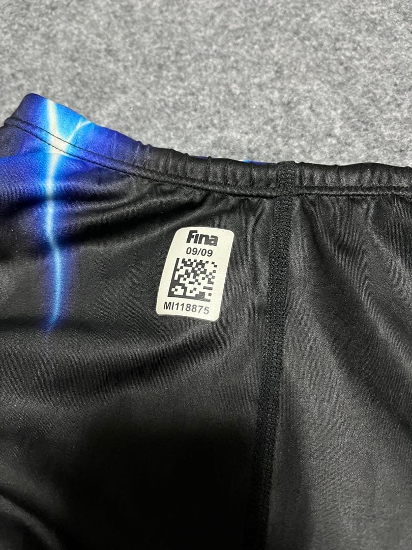 Mizuno 競泳水着 ブラック/ブルー Fina認証