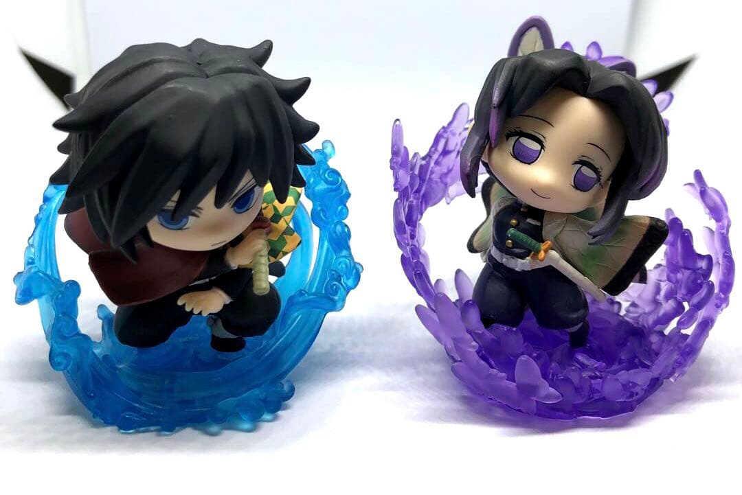 【希少】鬼滅の刃 ガシャポンくじ あそーと2 A賞 富岡義勇　胡蝶しのぶ