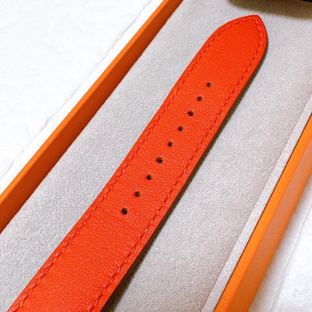 美品✨HERMES エルメス アップルウォッチ用ベルト ヴォースイフト レッド