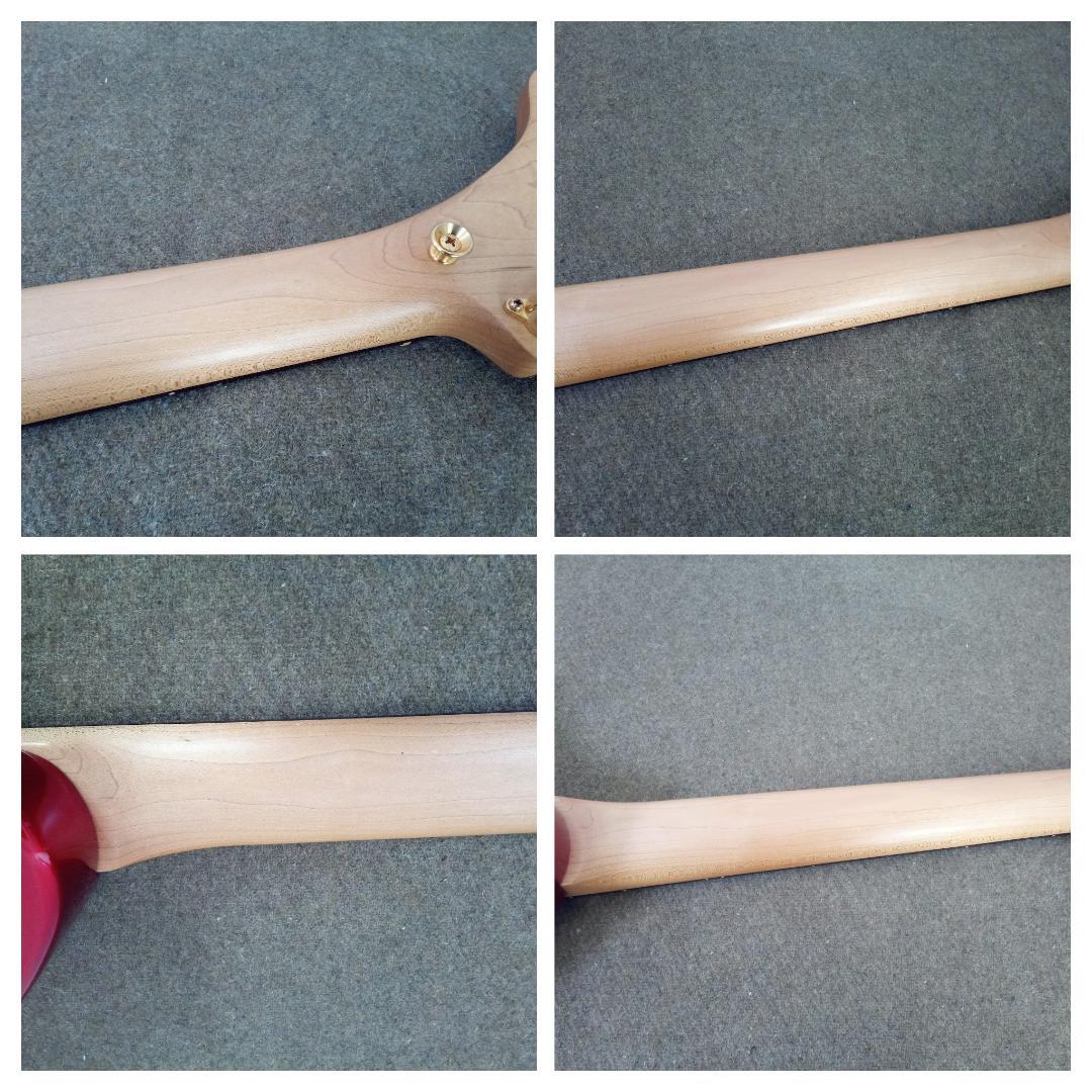 フェルナンデス ZO-3ギター レッド×ゴールドパーツ