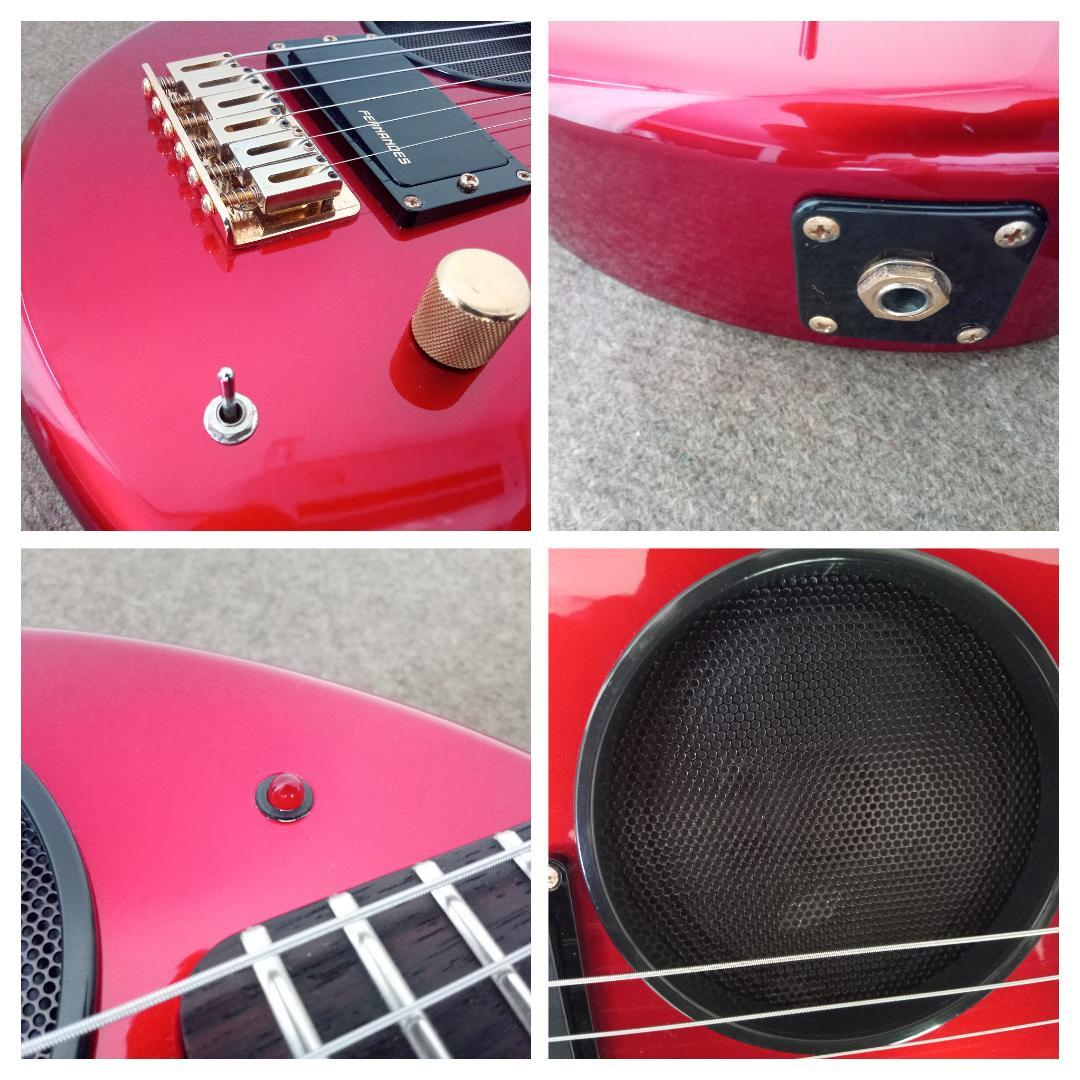 フェルナンデス ZO-3ギター レッド×ゴールドパーツ