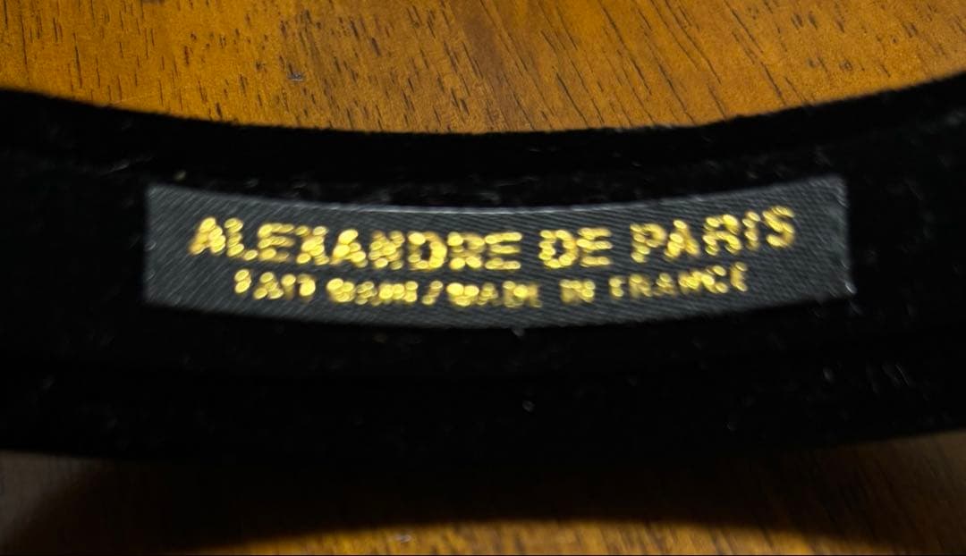 ALEXANDRE DE PARIS カチューシャ 2.5cm