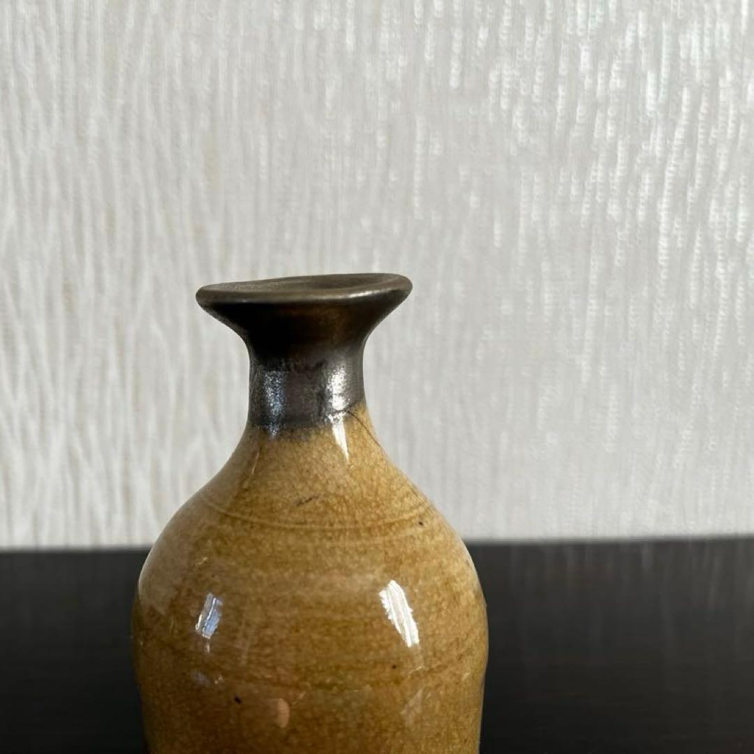 織部　小徳利　金継ぎ