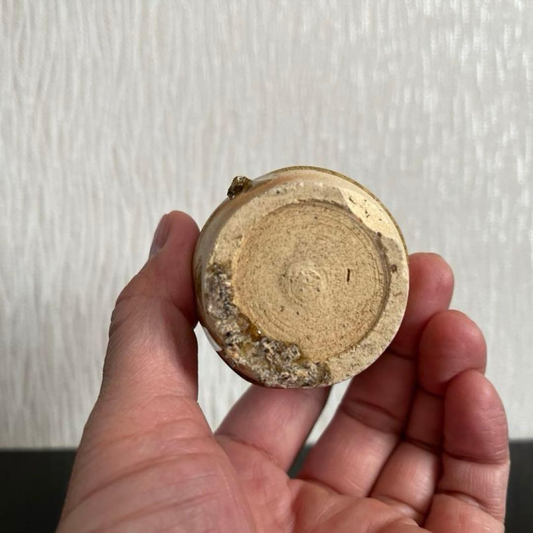 織部　小徳利　金継ぎ