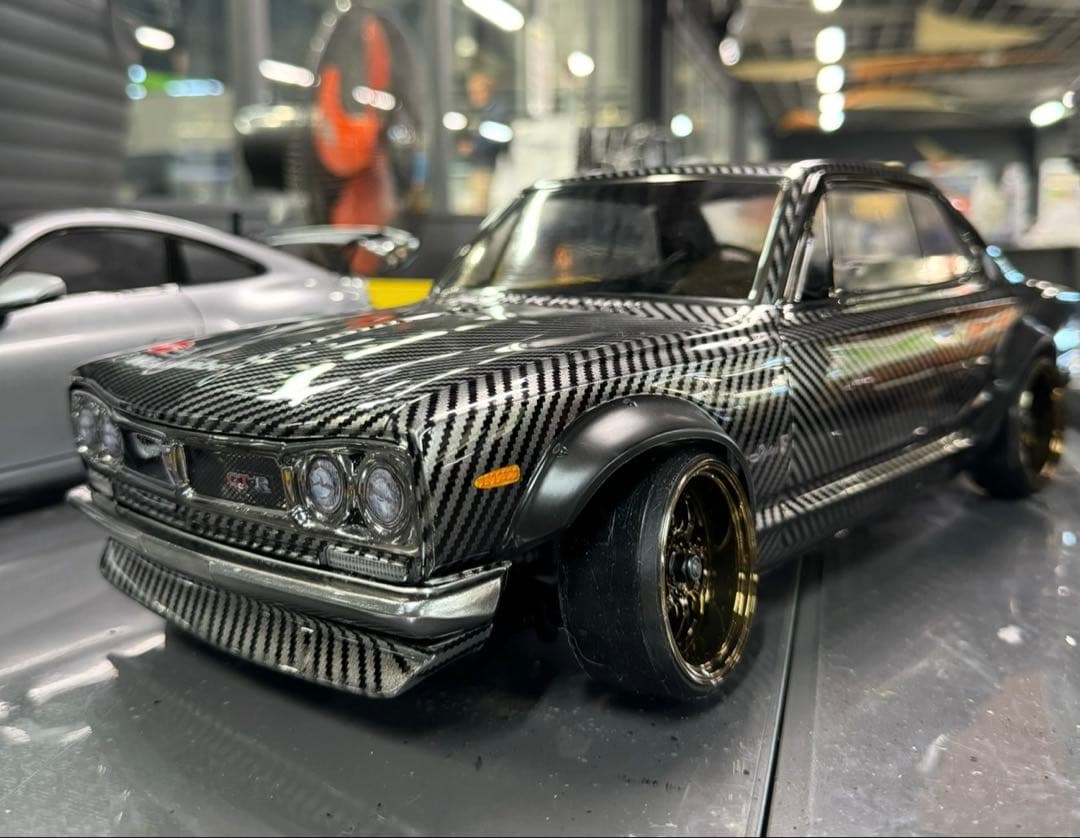 ハコスカ　1/10 ボディ フルカーボン仕様