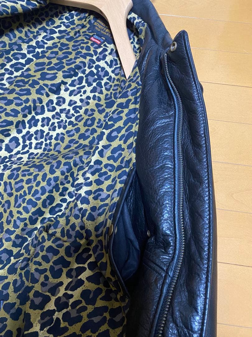【supreme × schott】希少 TYPE A-2 レザージャケット M