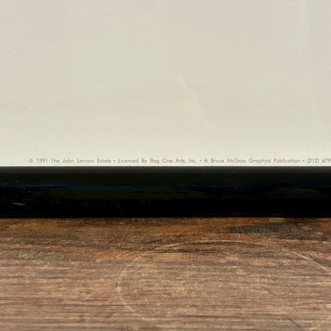 【最終値下げ】美品 ジョン・レノン「Real Love」リトグラフ 印章有