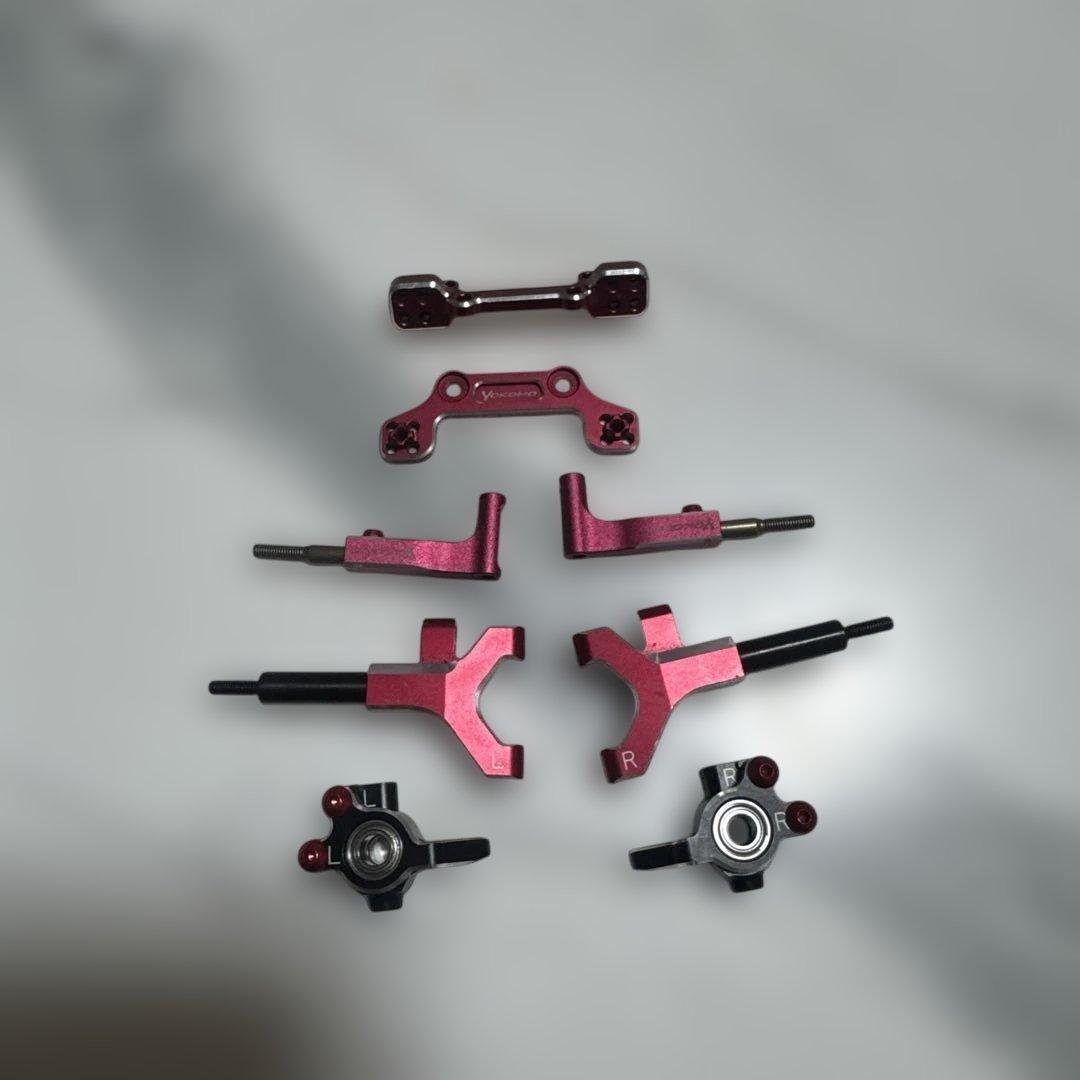 ヨコモ　yd2 アルミ製　フロントアーム　可変式ナックルセット