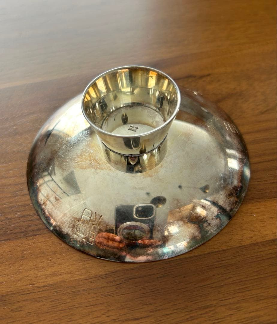 銀杯　農林内臣　贈　銀盃　純銀　SILVER 1000 造幣局　国旗　おまけ付き