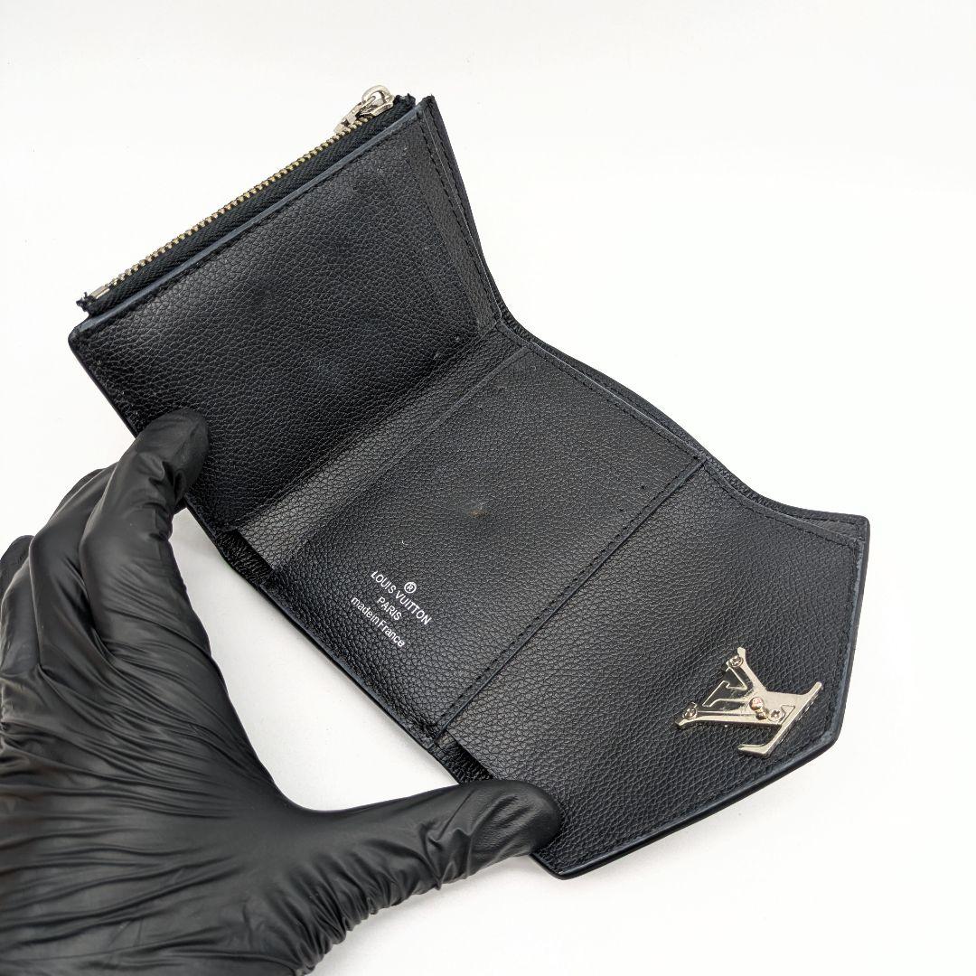 【大特価】マイロックミー・コンパクト ルイヴィトン 三つ折り財布 黒