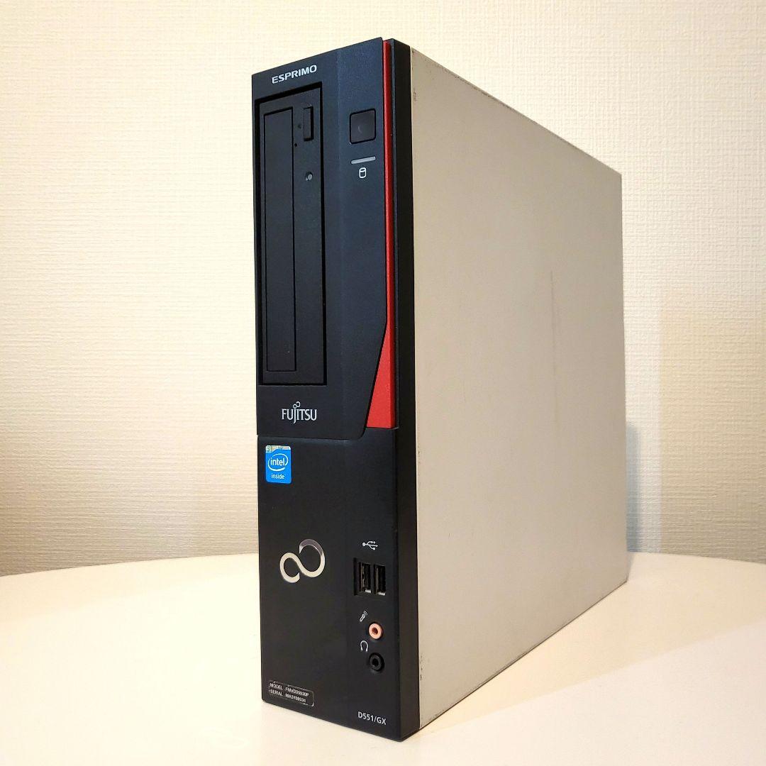 【超高速SSD搭載】FUJITSU D551/GX Office2024付き