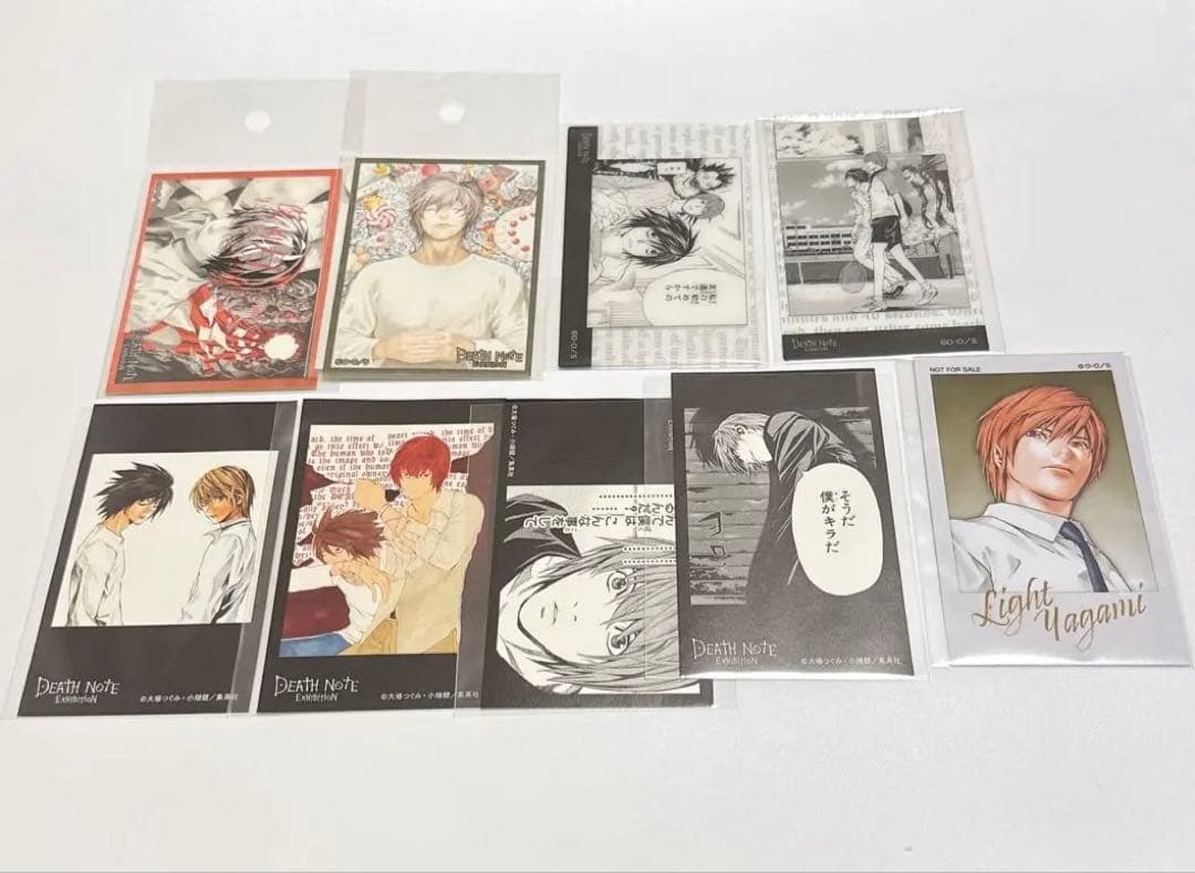 デスノート　夜神月　L ステッカー　カード