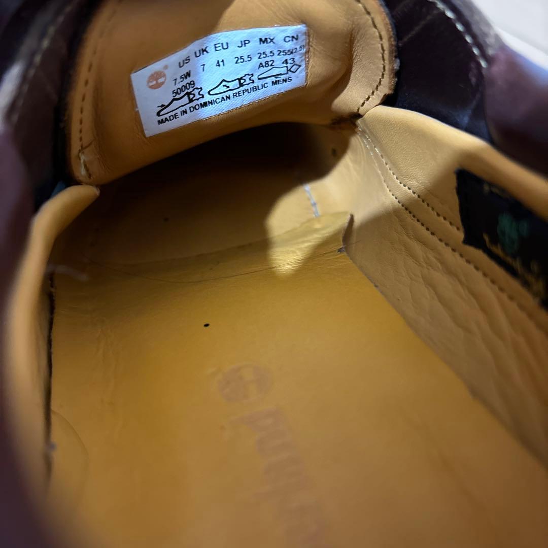 ティンバーランド　3eye バーガンディ　モカシン デッキシューズ