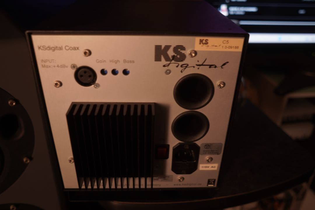 KS Digital c5 coax ペア　同軸モニタースピーカー