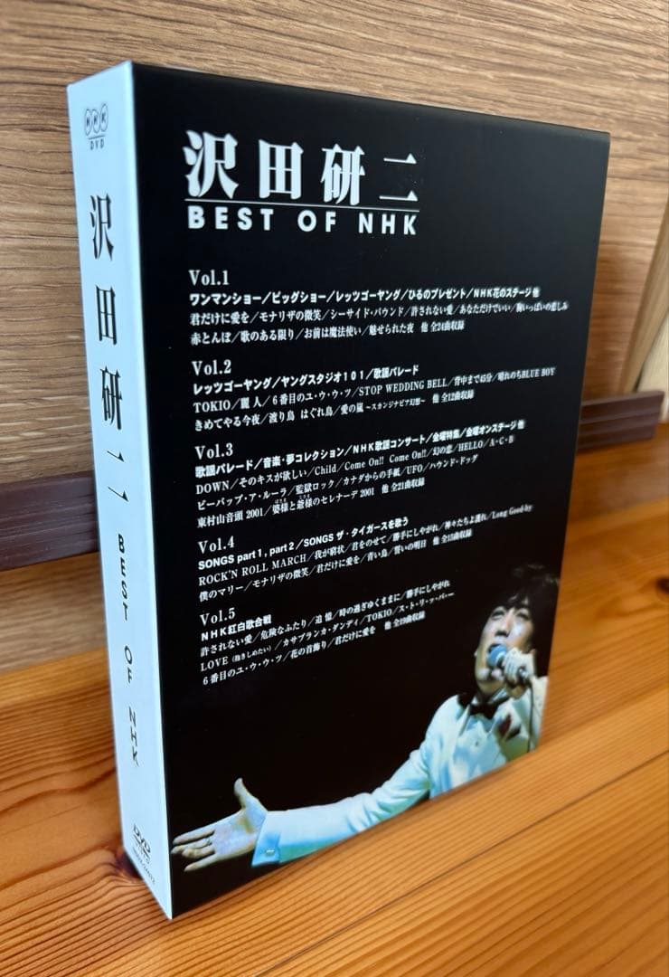 沢田研二　BEST OF NHK／5枚組DVD BOX