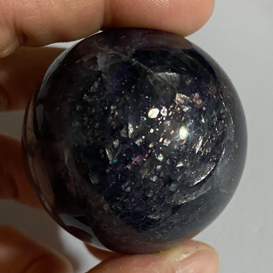 天然石　アイオライトサンストーン　スフィア　丸玉