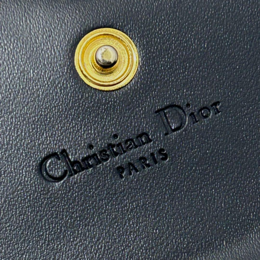Dior ケース トロッター サドル 折り財布 ミニ財布 ジャガード