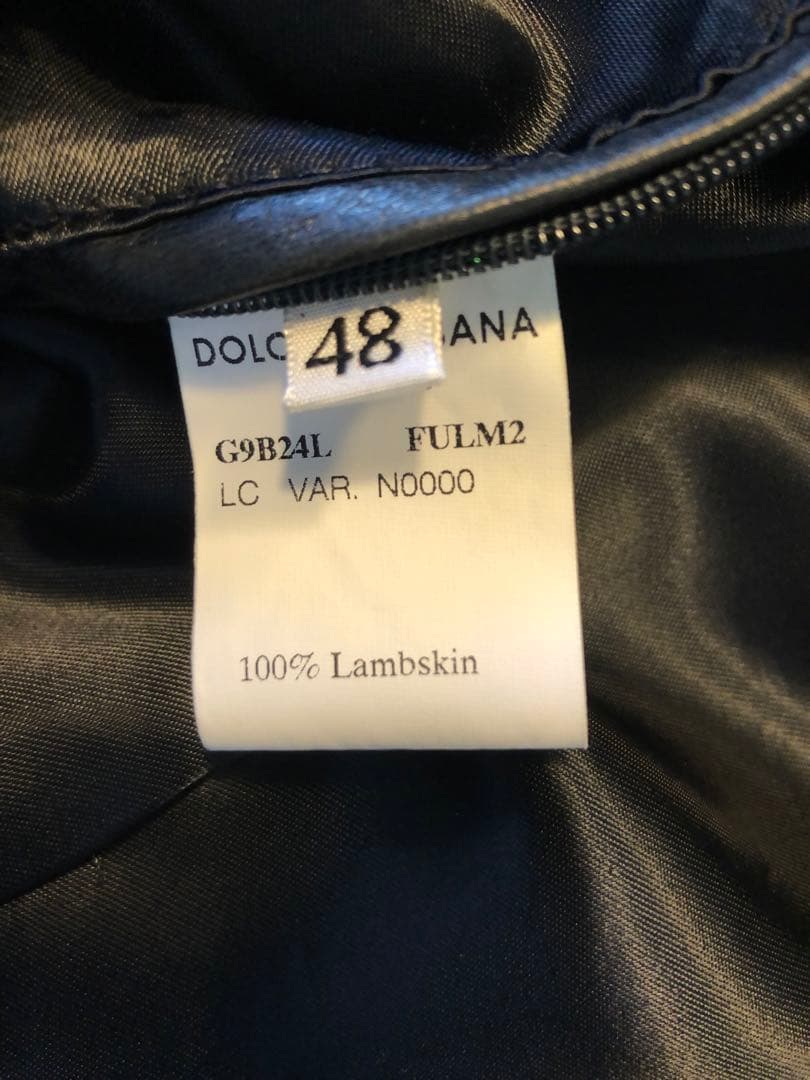 day　ドルチェアンド　ガッパーナ革ジャン