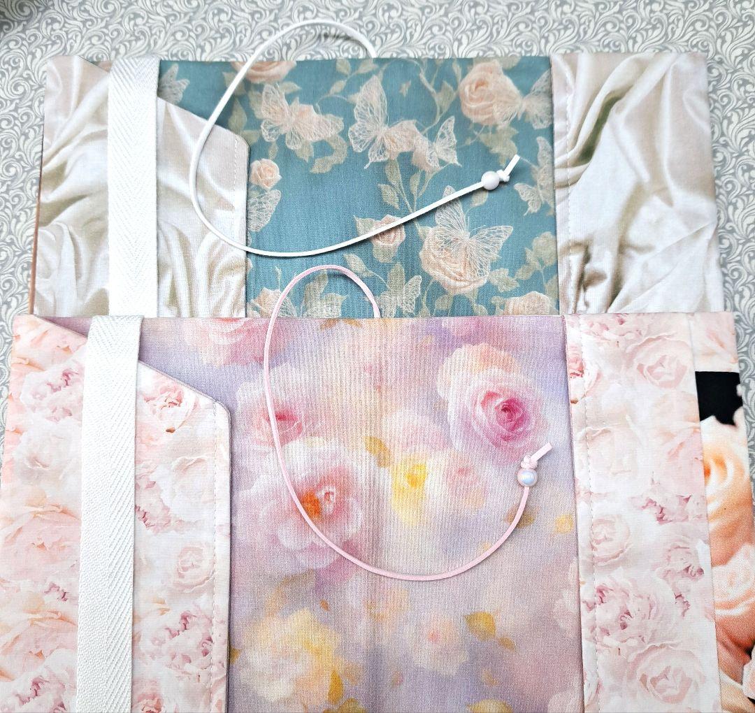 ねこのこ③ブックカバー、ポーチ